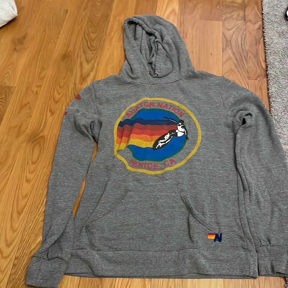 Aviator nation logo hoodie